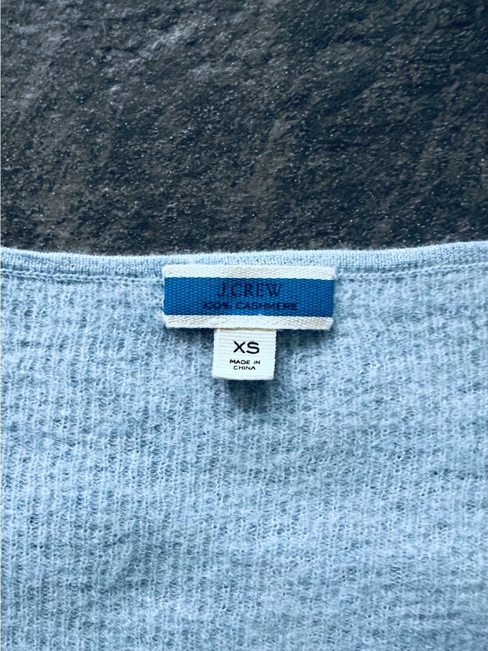 J.Crew Collection 100% Cashmere Cropped Cardigan Women’s XS Light Blue - Picture 7 of 13